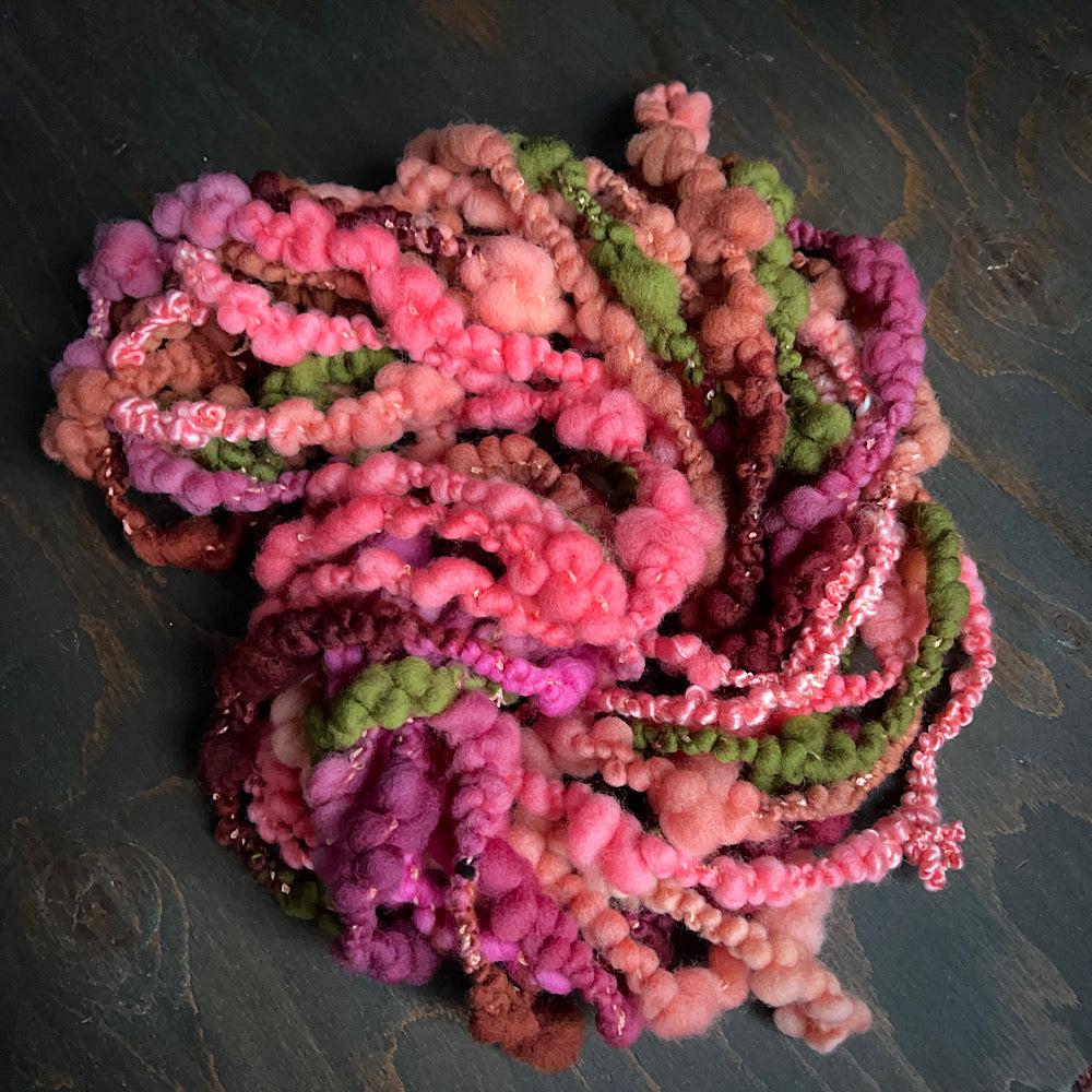 Art yarn for weaving