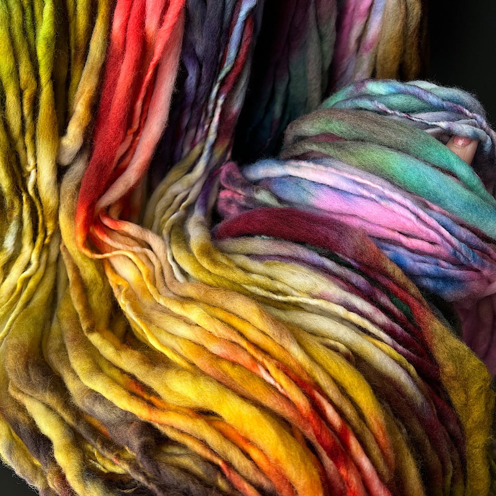 Fluffy yarn set of 3 skeins