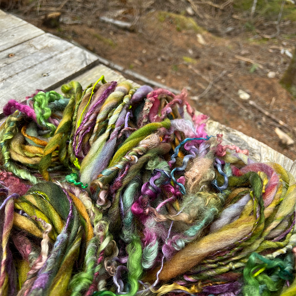 Woodland - single art yarn