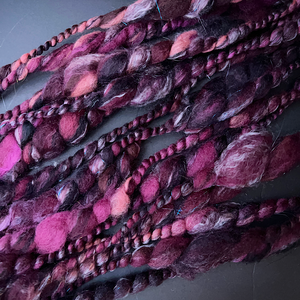 Large Art yarns kit for weaving