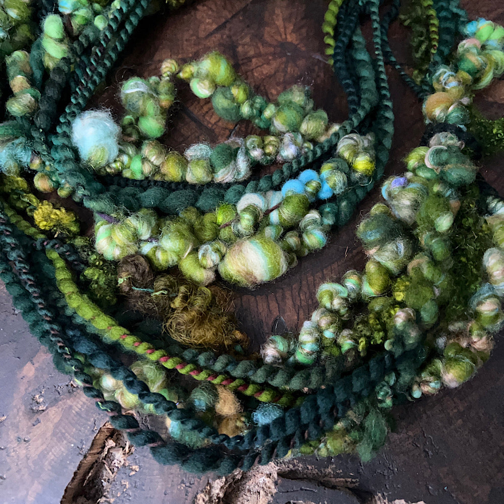 Art yarn for weaving 2 oz