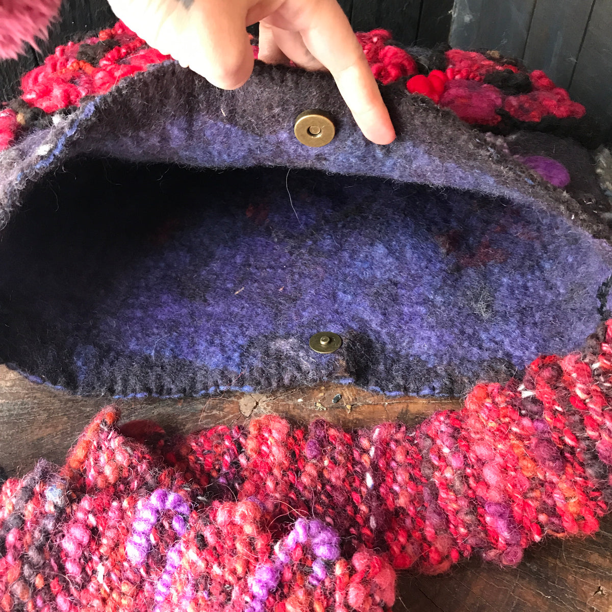 Felt handbag Sac en feutre - Mynoush