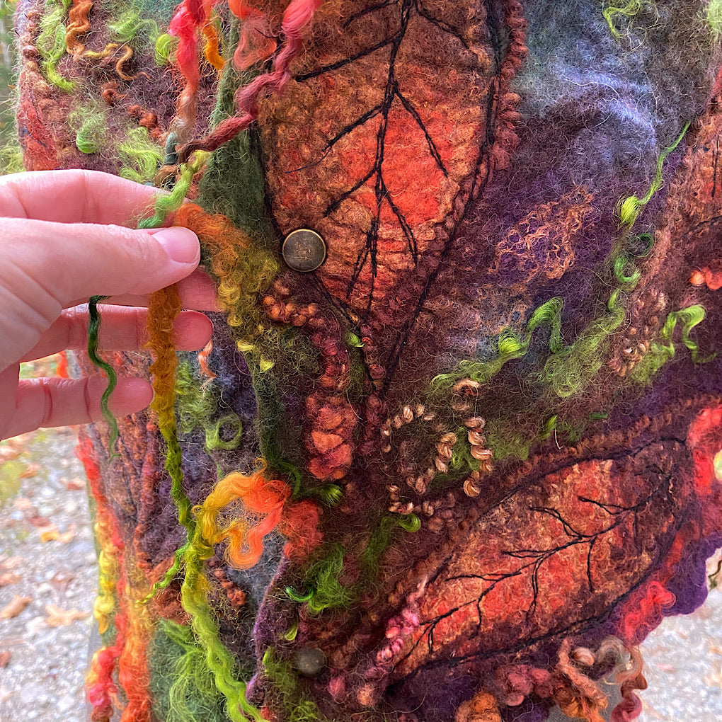 Legend of Fall Felted scarf