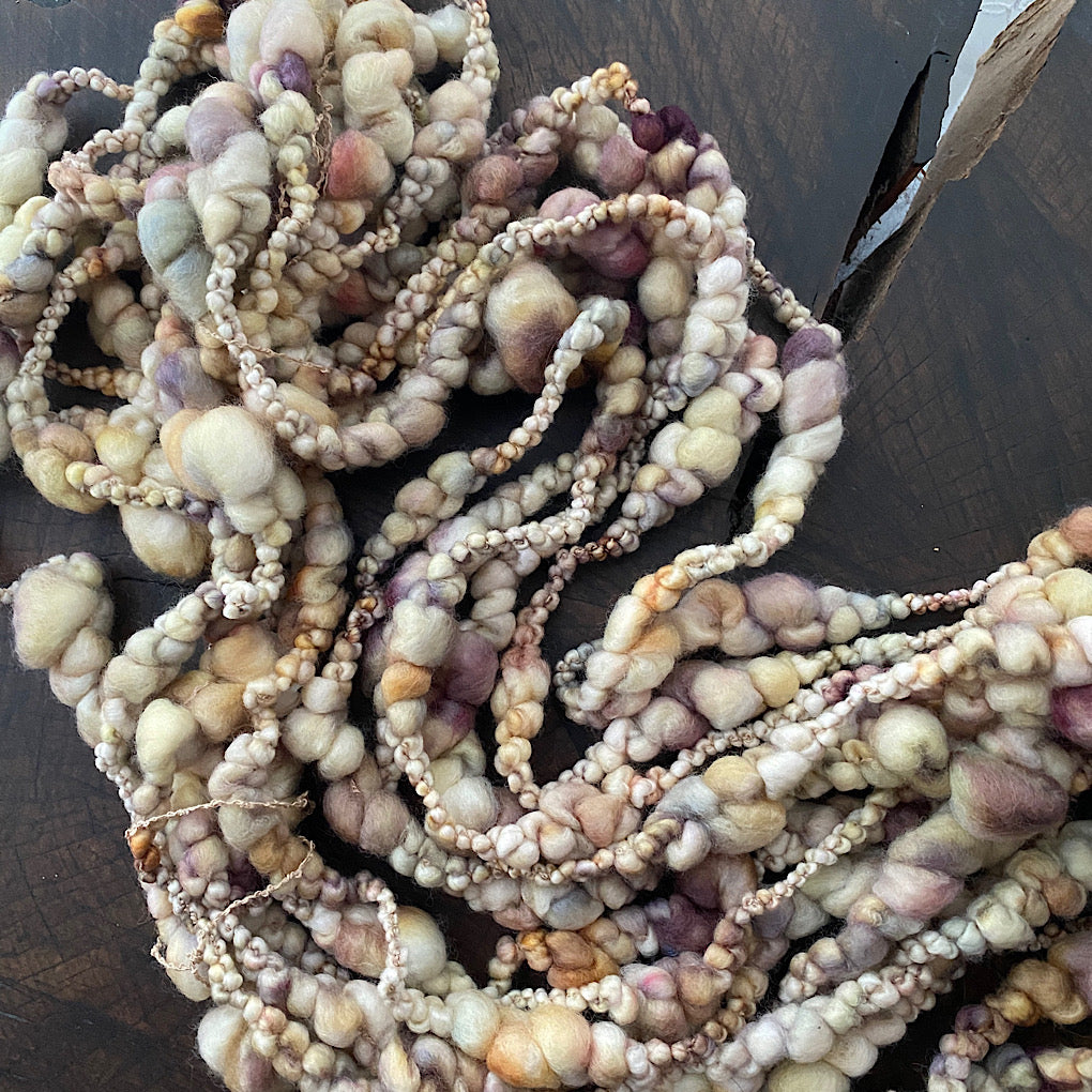 Salty caramel Jumbo boucle Art yarn