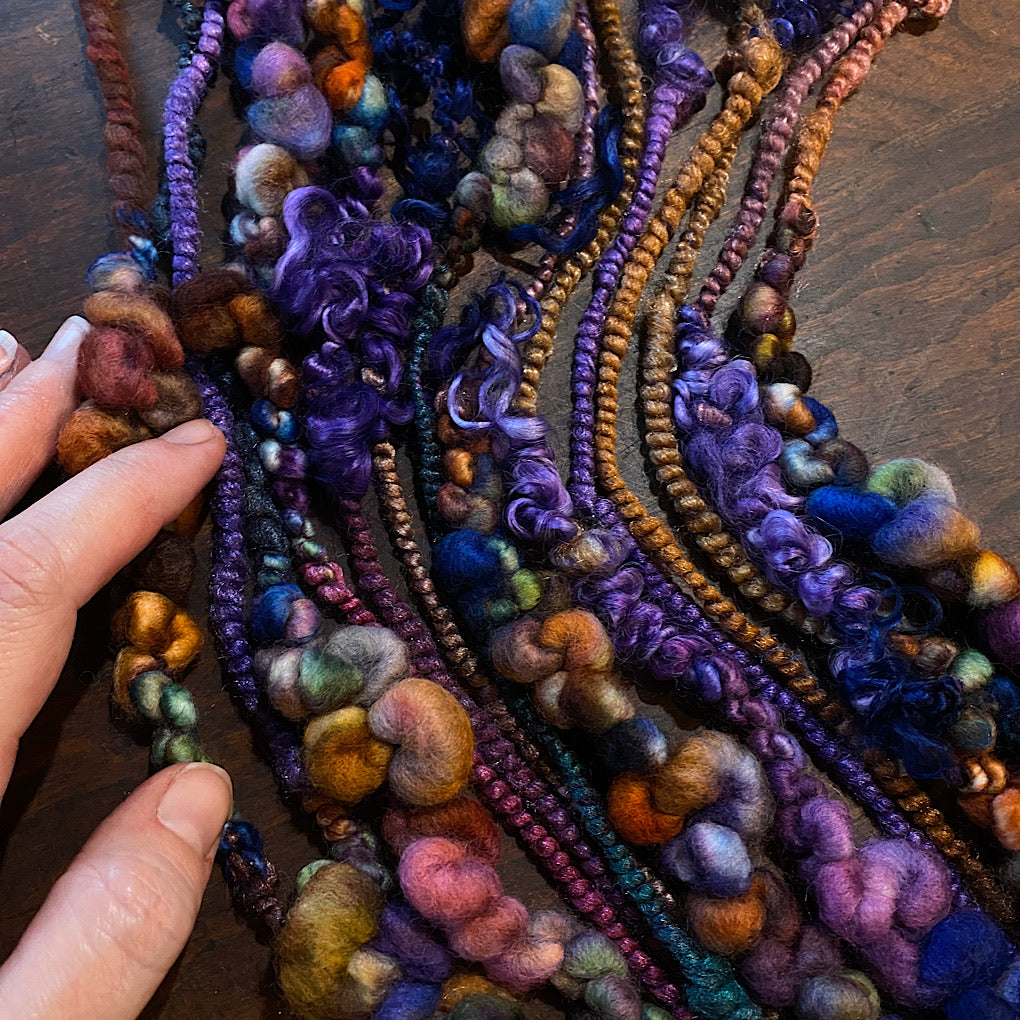 Passionate One-of-a-kind Silk art yarn