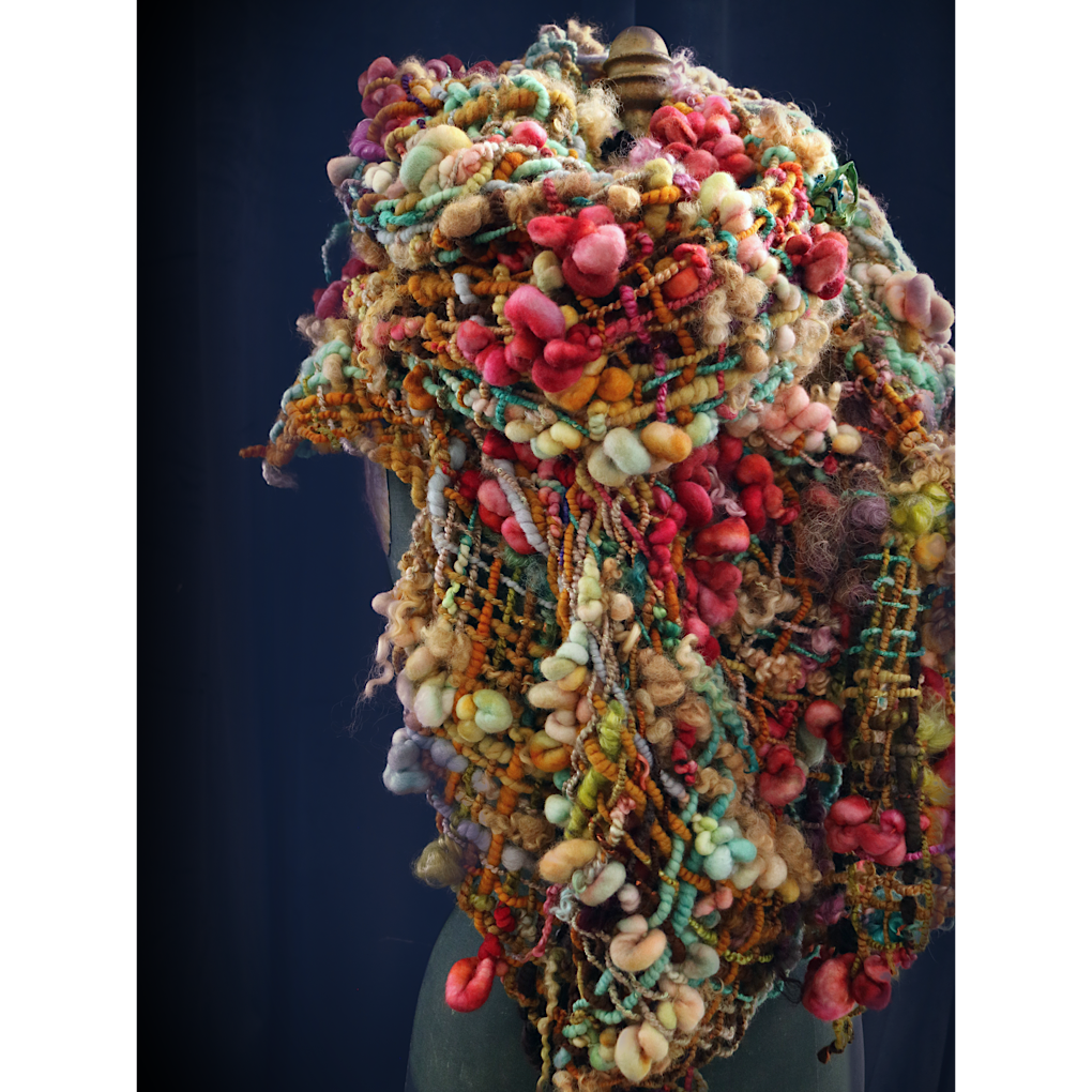 Golden Belle merino silk Shawl