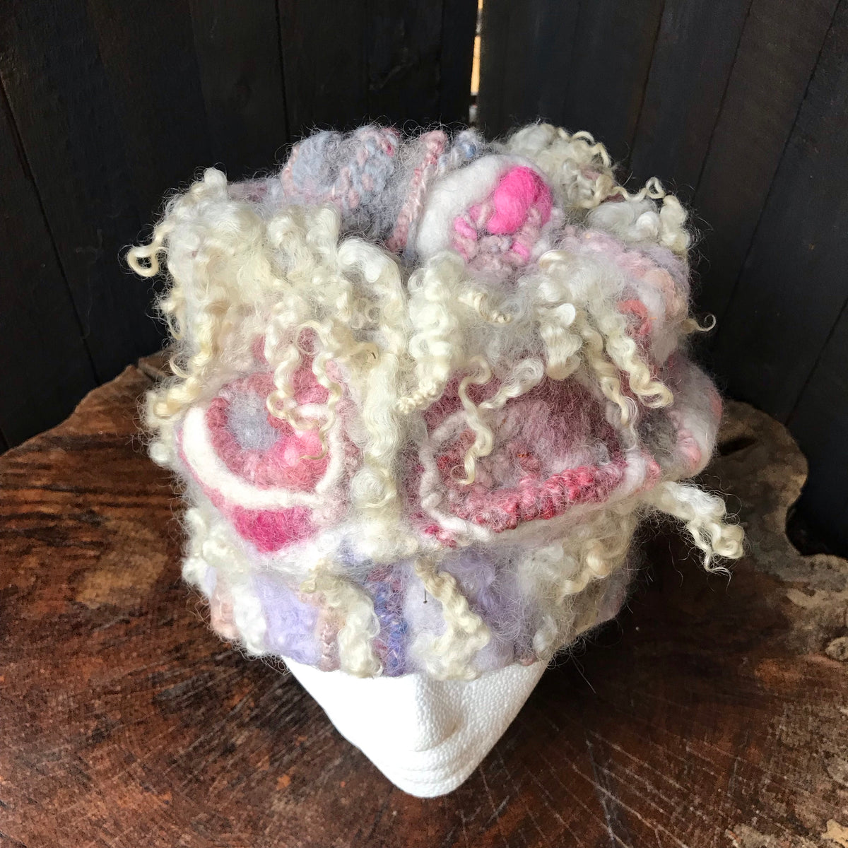 Grey  felted hat size 23”| Chapeau gris en feutre Taille 23” - Mynoush