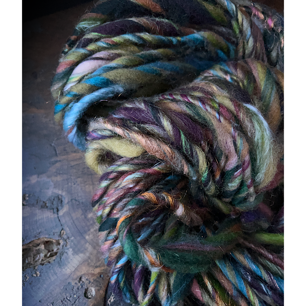 Hand spun yarn single