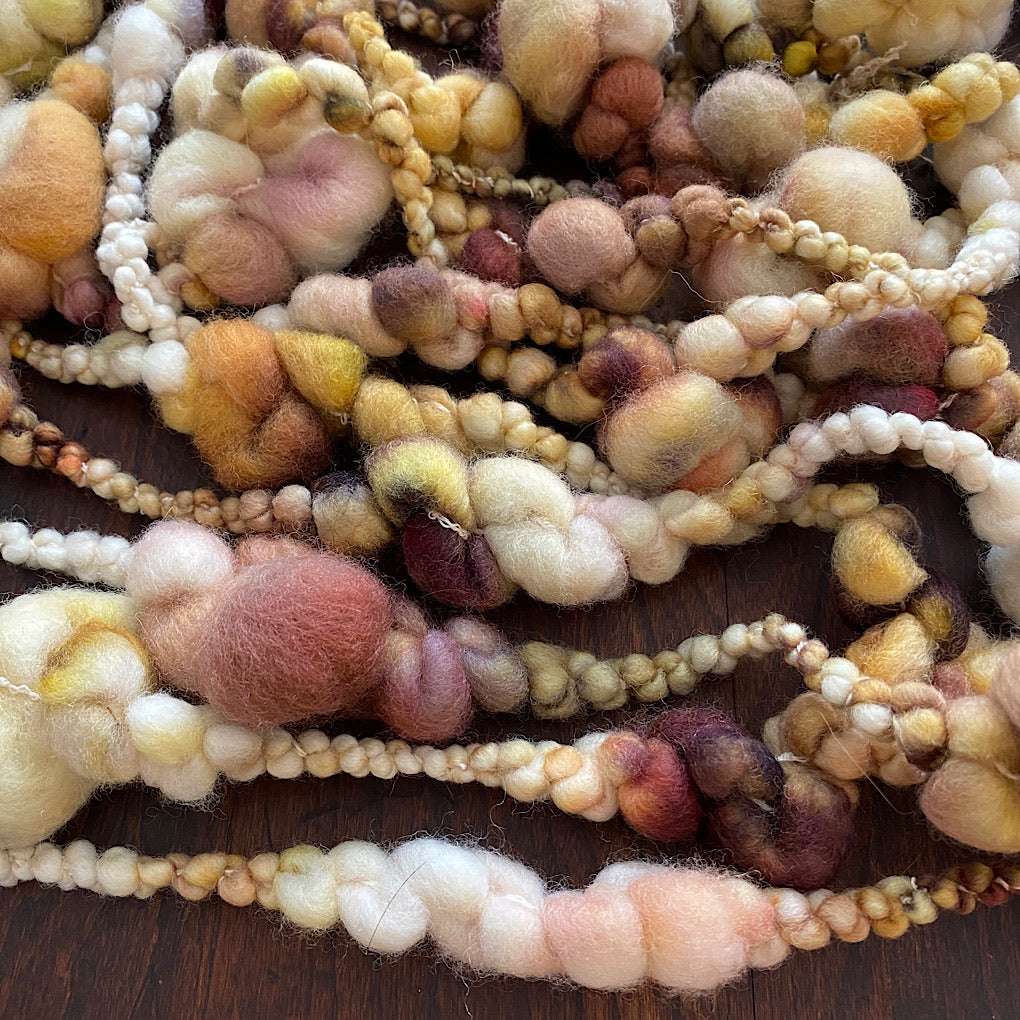 Salty caramel Jumbo boucle Art yarn