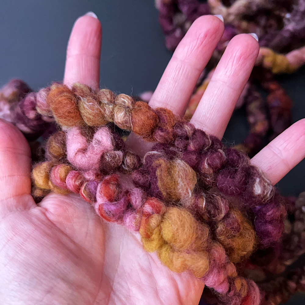 Large Art yarns kit for weaving