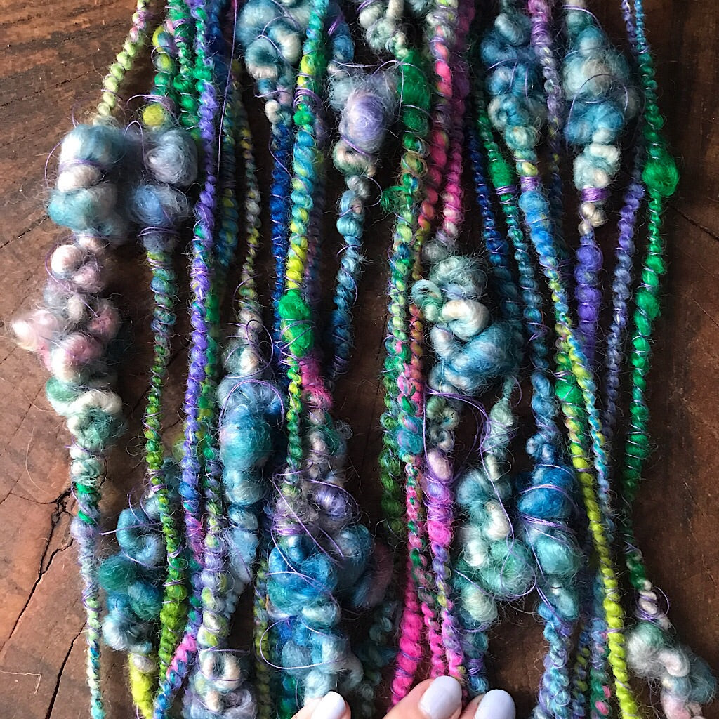 Blue garden Art yarn