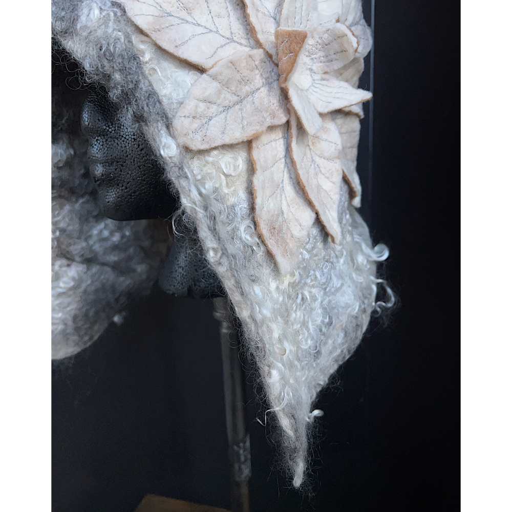 Felted fairy hood 23-24”