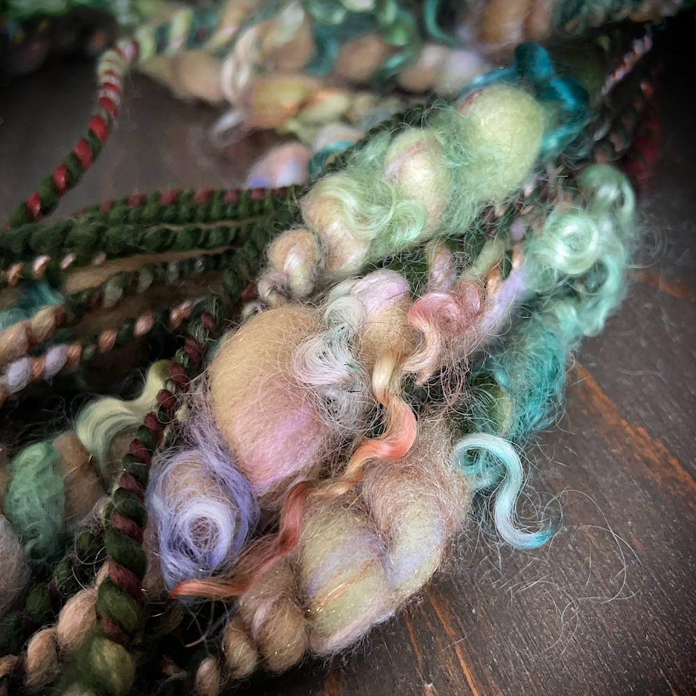 Hand spun art yarn