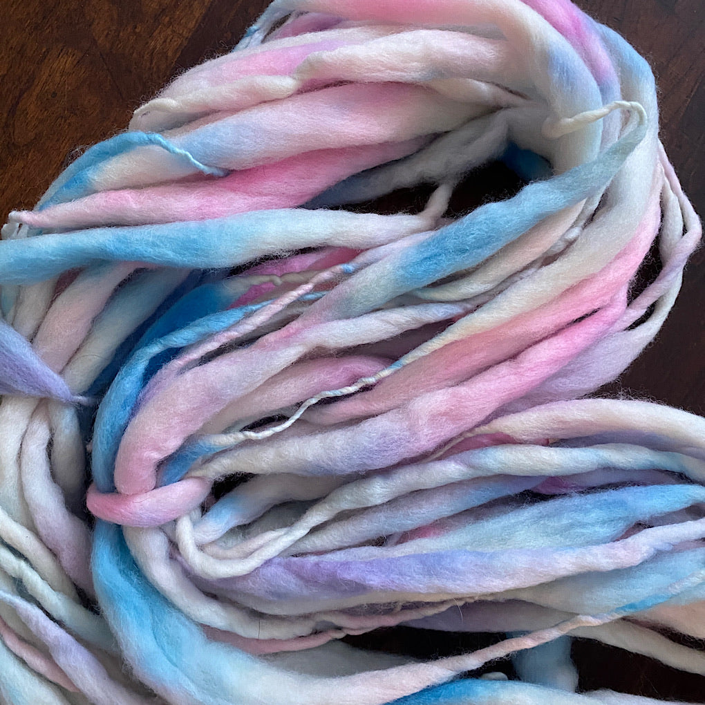 Baby Valentine thick and thin yarn