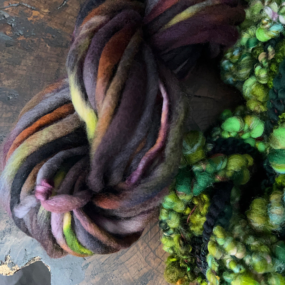 Art yarn trio for weaving 5.2 oz