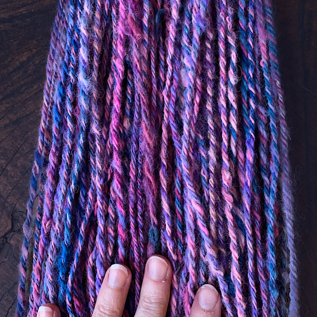 Hand spun alpaca yarn 10