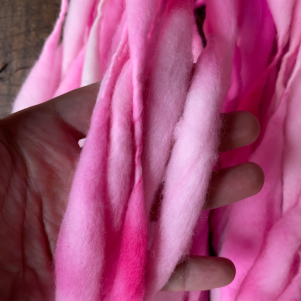 Just rose merino yarn