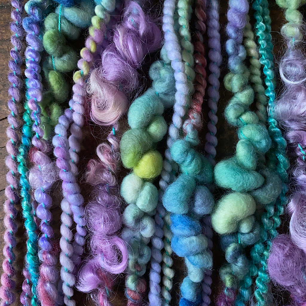 C’est l’été  Art yarn