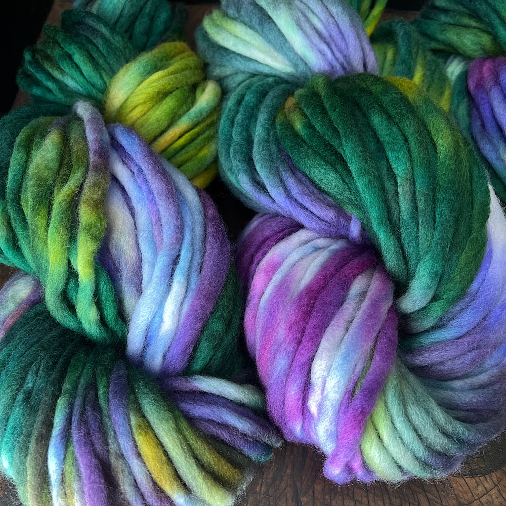 Fluffy yarn set of 3 skeins