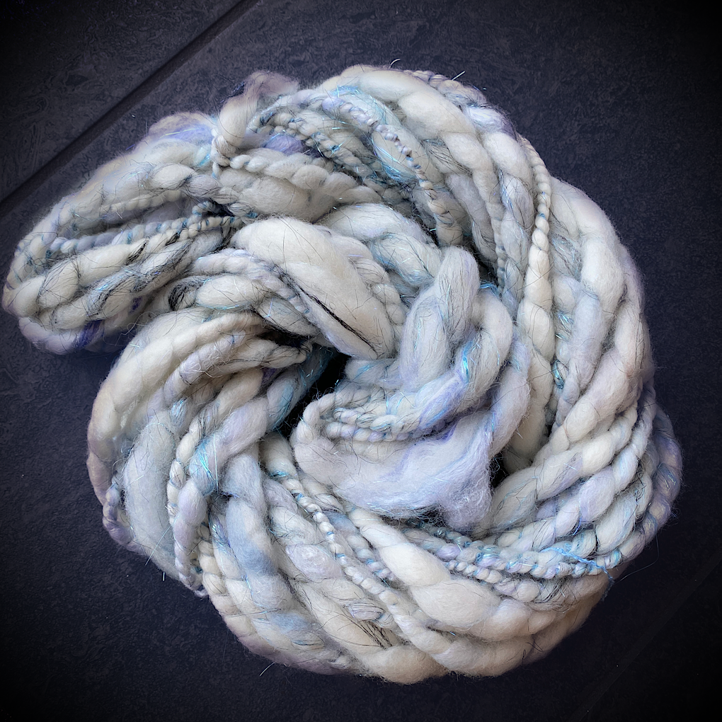 Snow Jumbo spiral yarn
