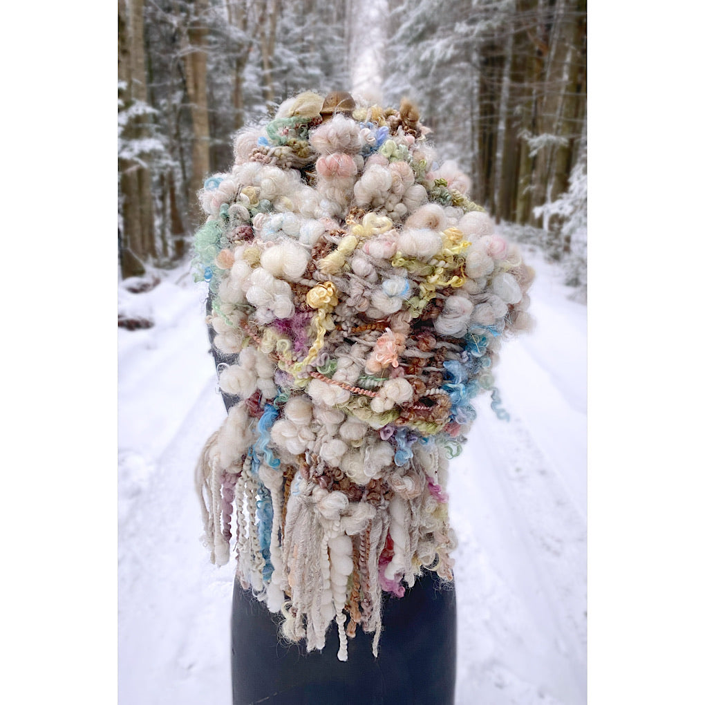 The Snow Rose scarf