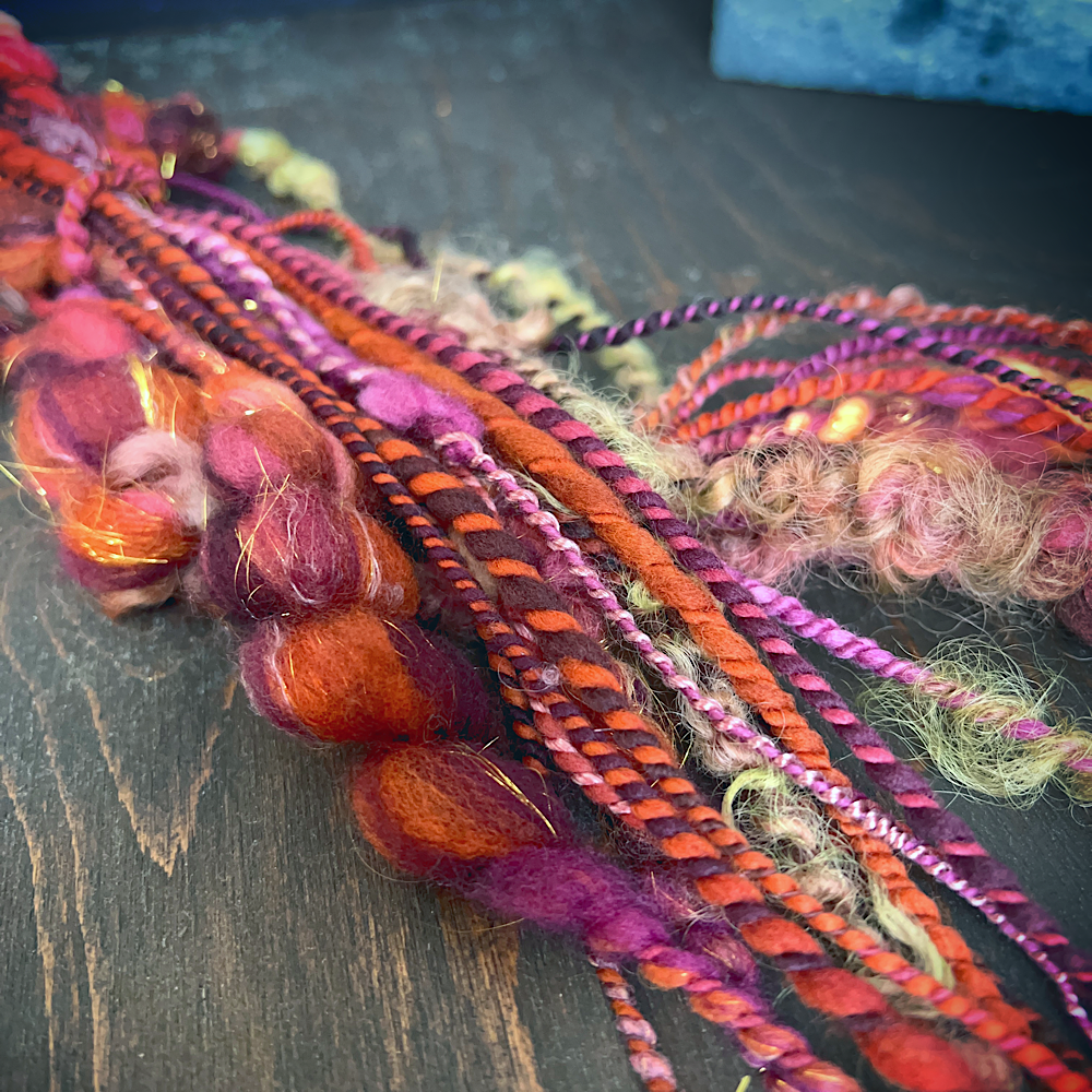 Hand spun art yarn