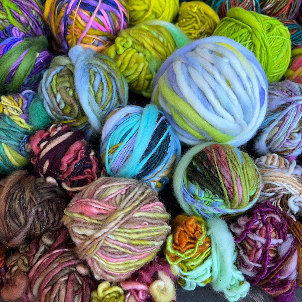 1 kg of hand spun singles