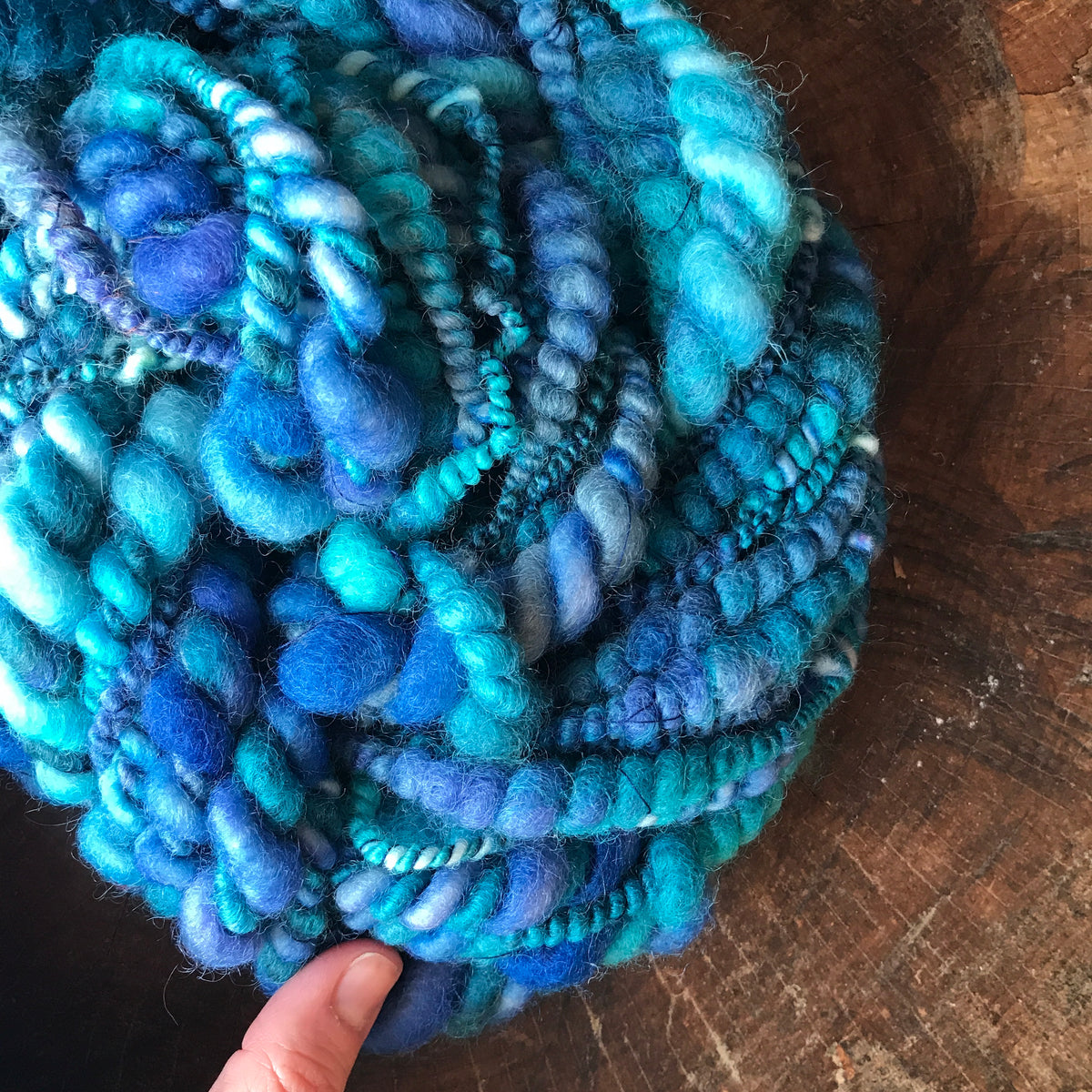 Blue  art yarn 70g - Mynoush