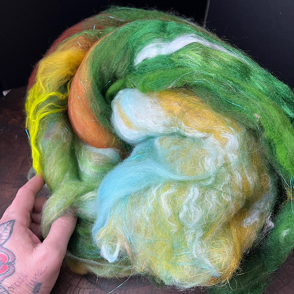 Batt for spinning yarn no 50