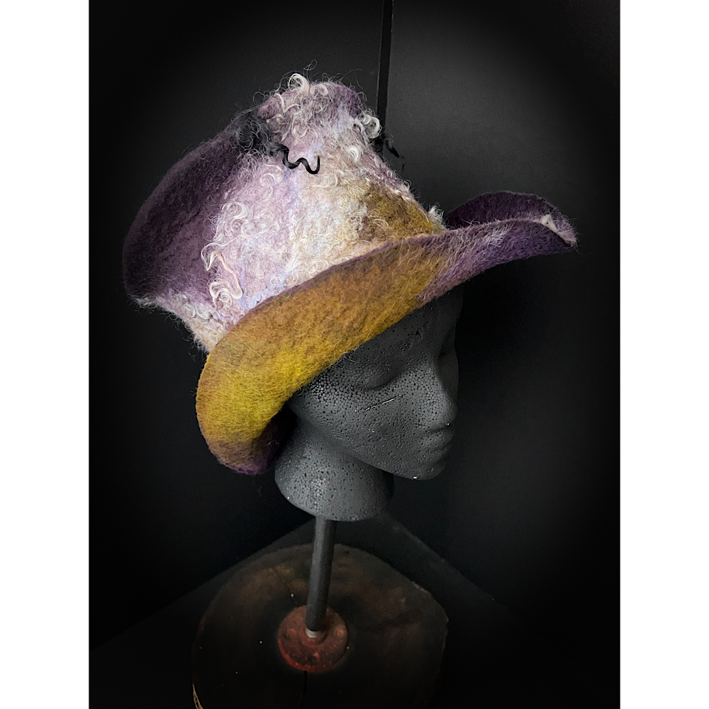 Felted top hat  - 23” 1/4