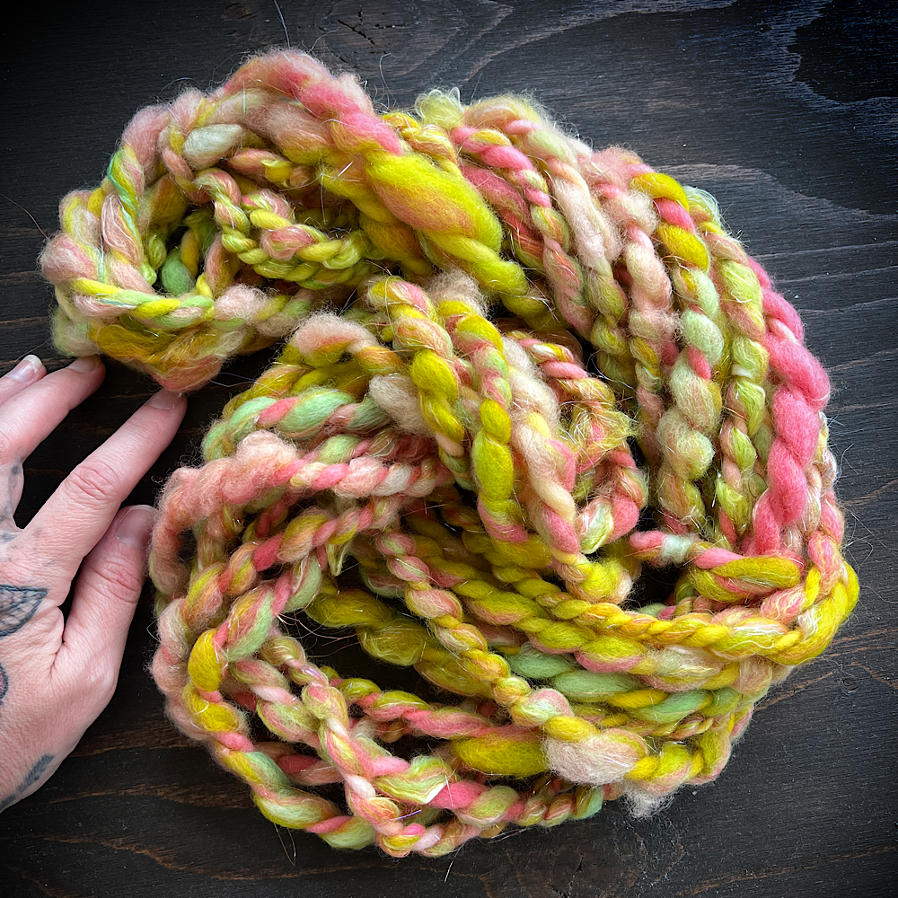 Limonade weaving art yarn