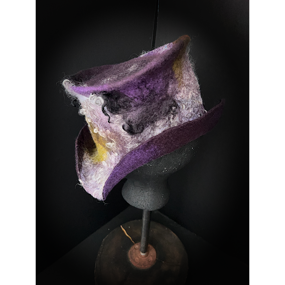 Felted top hat  - 23” 1/4