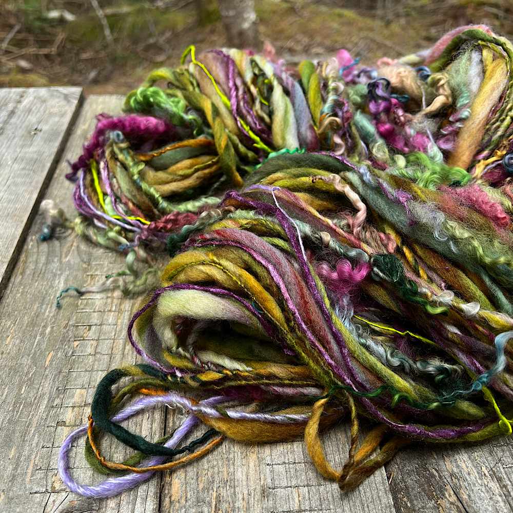 Woodland - single art yarn