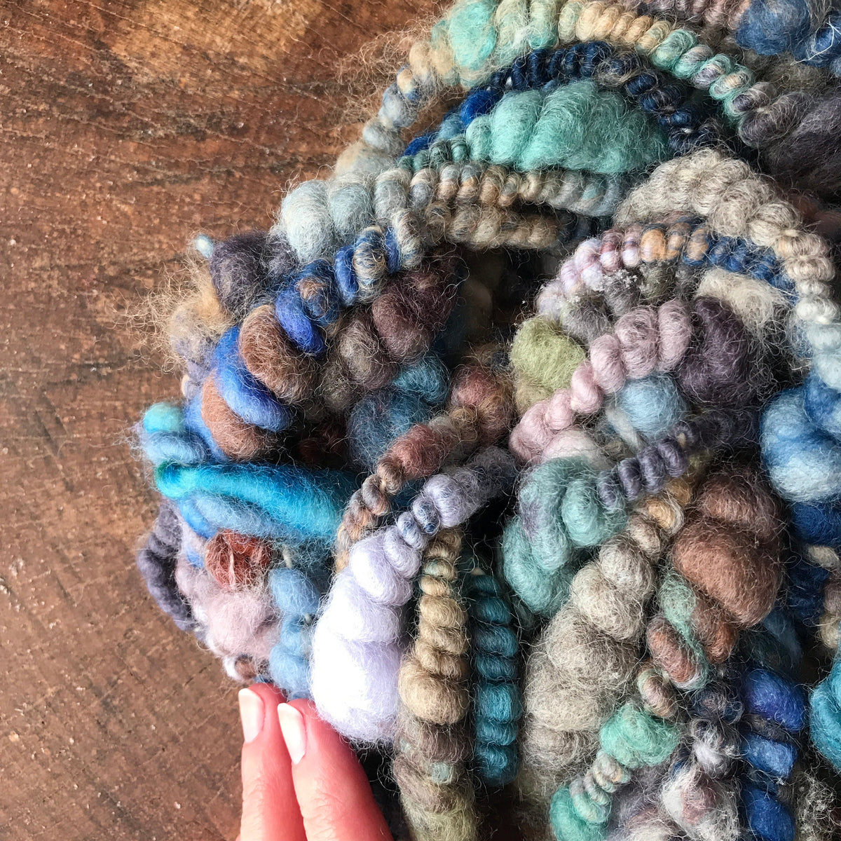 Blue  art yarn 100g - Mynoush