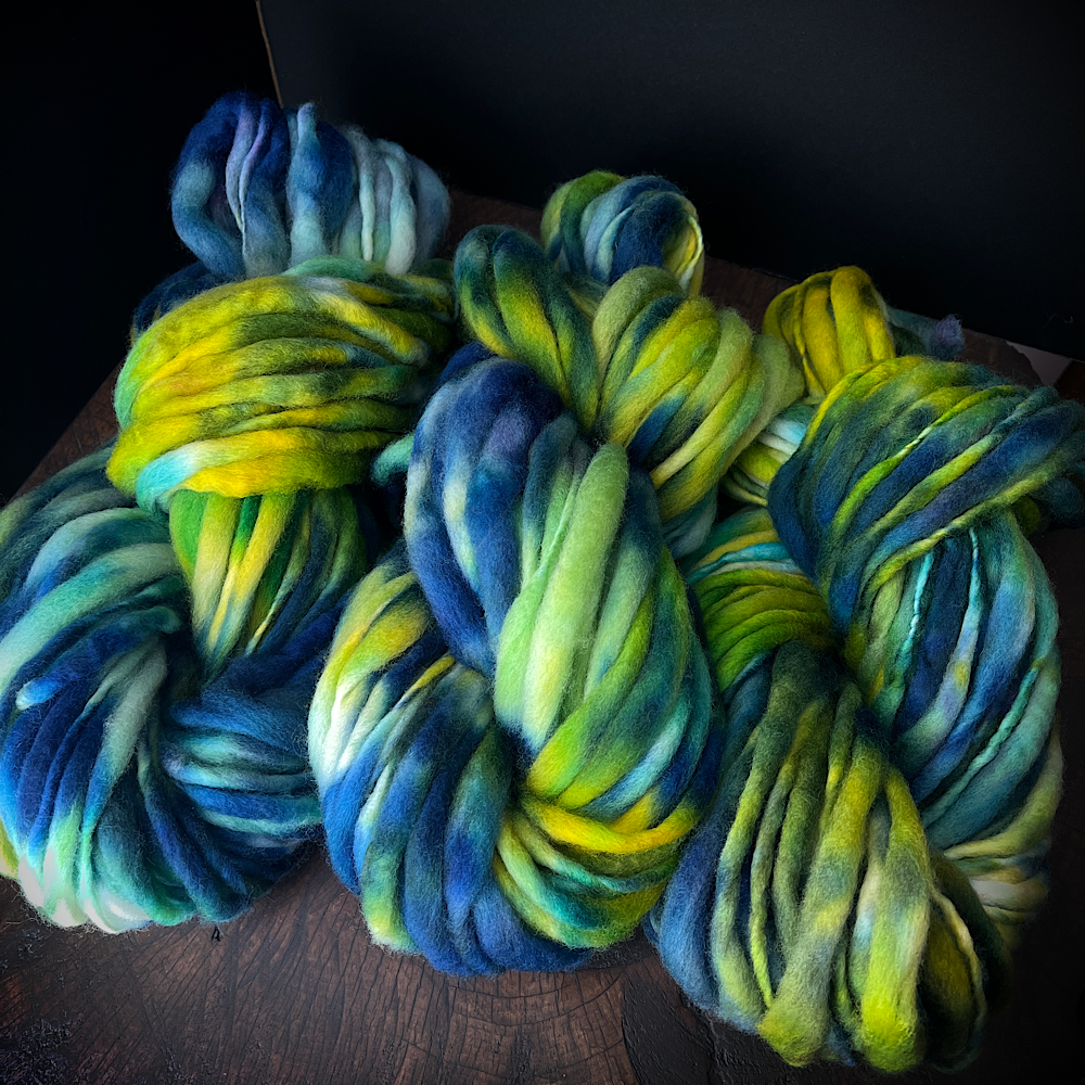 Fluffy yarn set of 3 skeins