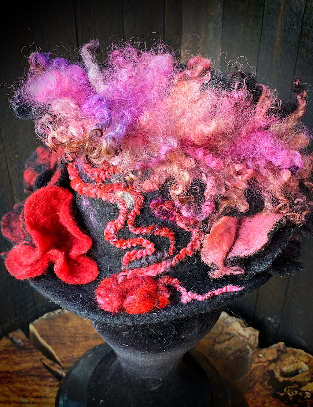 Felted top hat