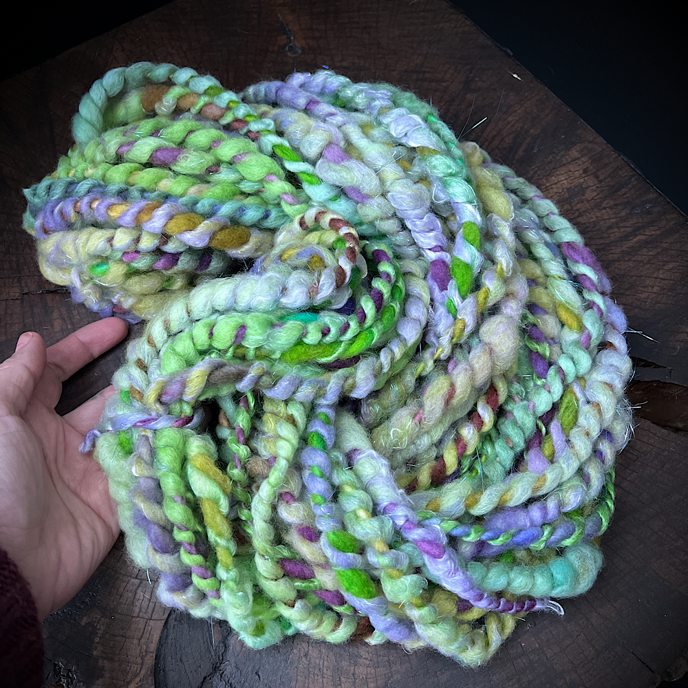 Mermaid faith- jumbo coiled yarn