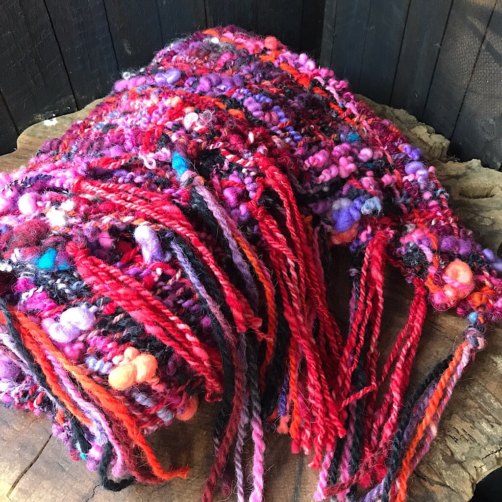 Esmeralda - hand woven shawl