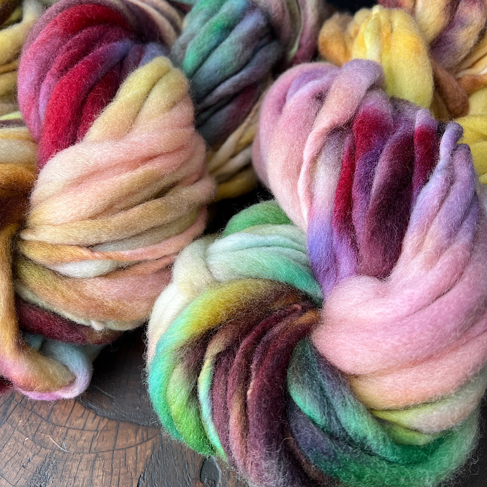 Fluffy yarn set of 3 skeins