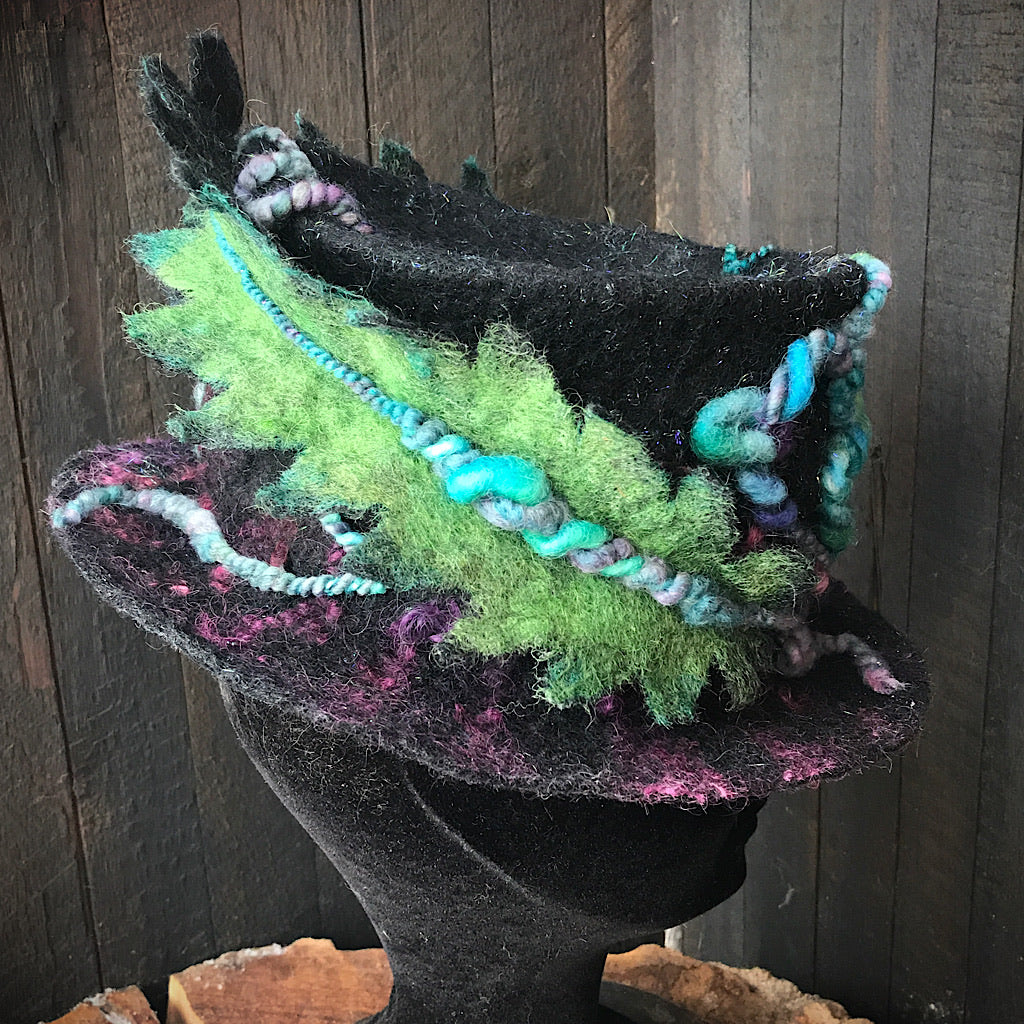 Felt top hat