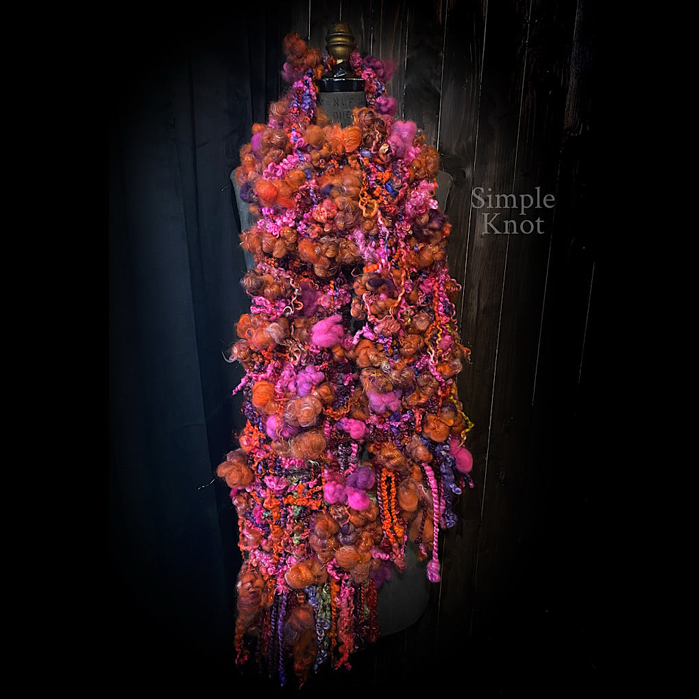 The Fiery Rose Scarf