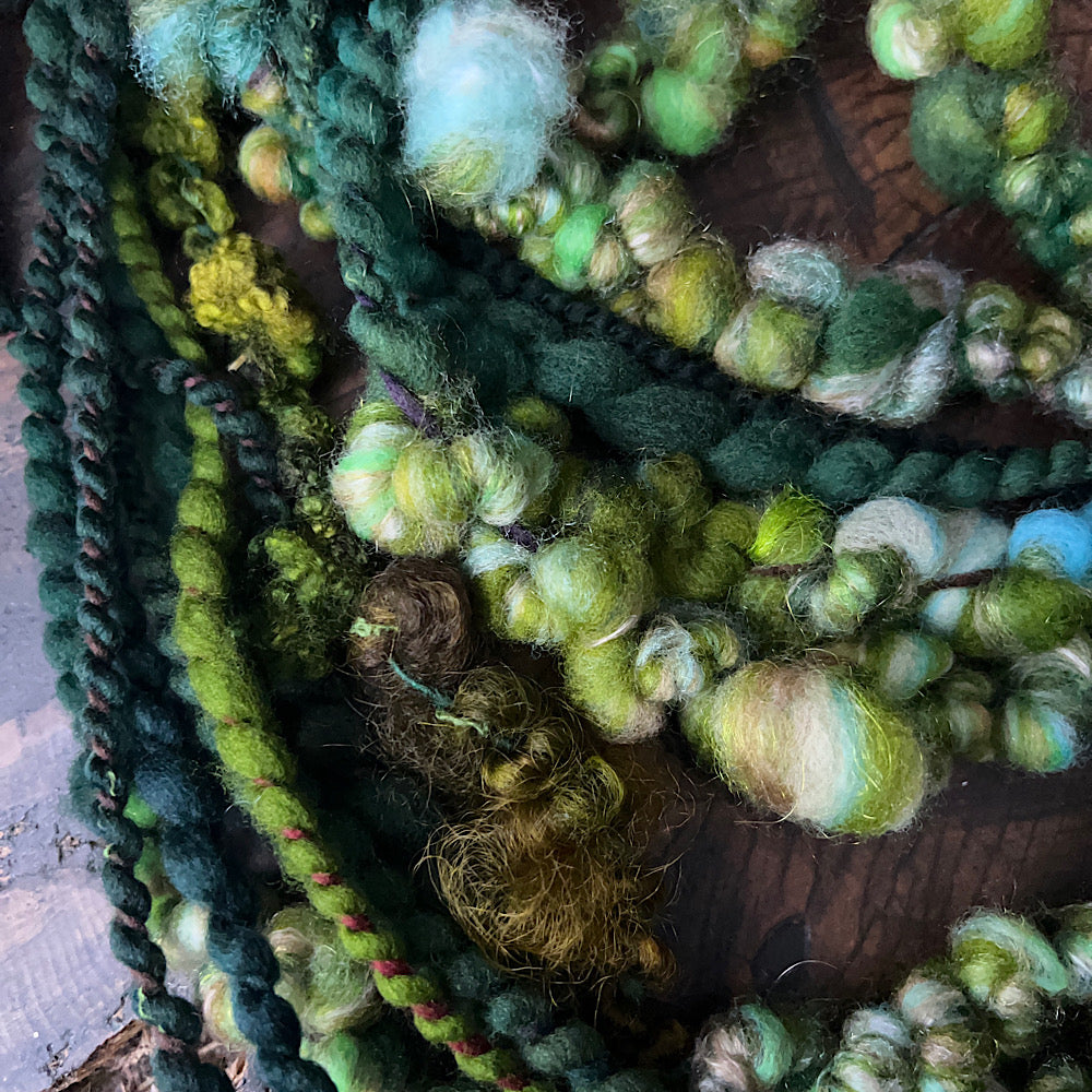 Art yarn for weaving 2 oz