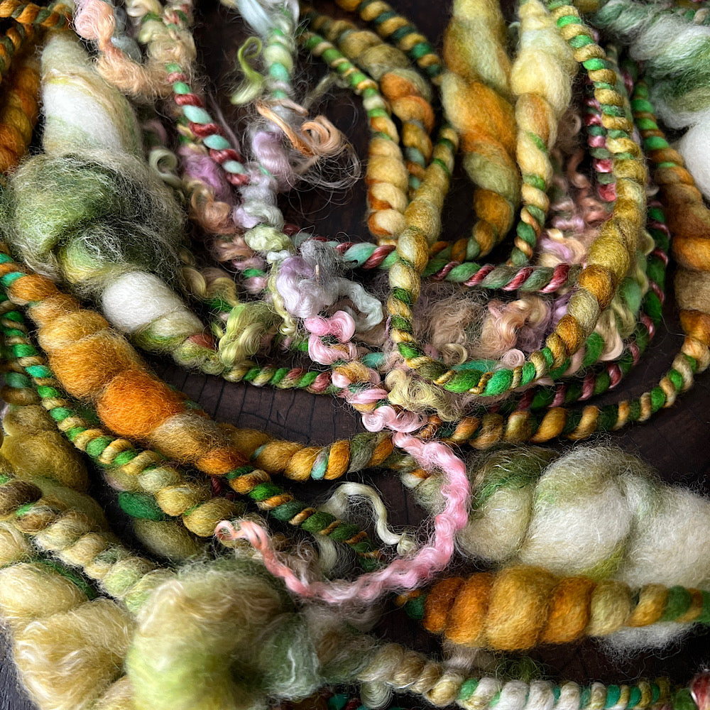 Spring salad - art yarn