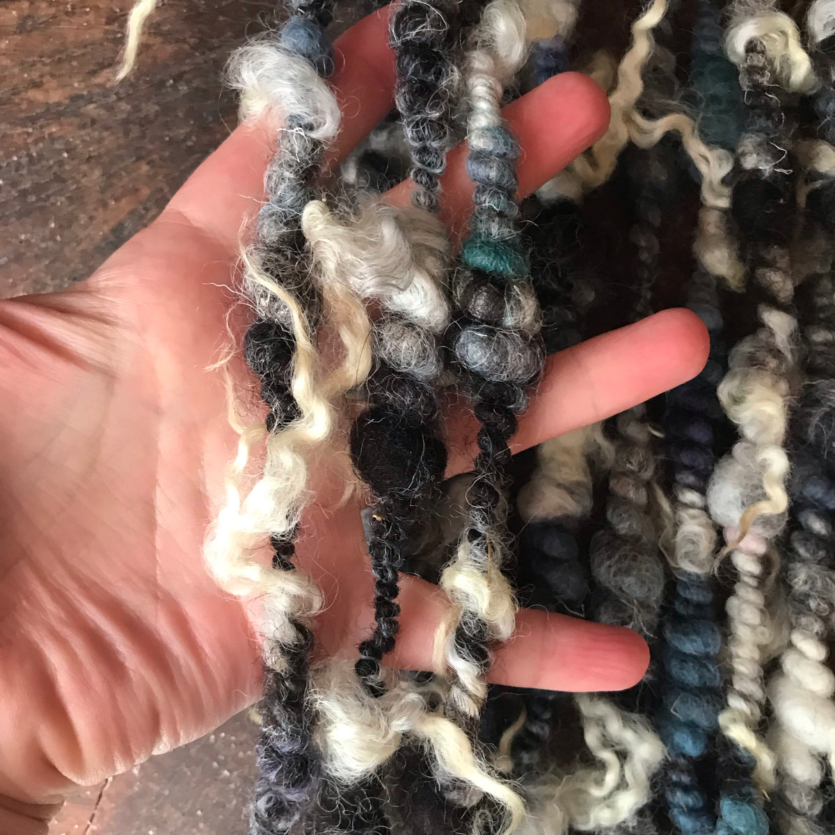 Blue grey art yarn 100g 12y - Mynoush