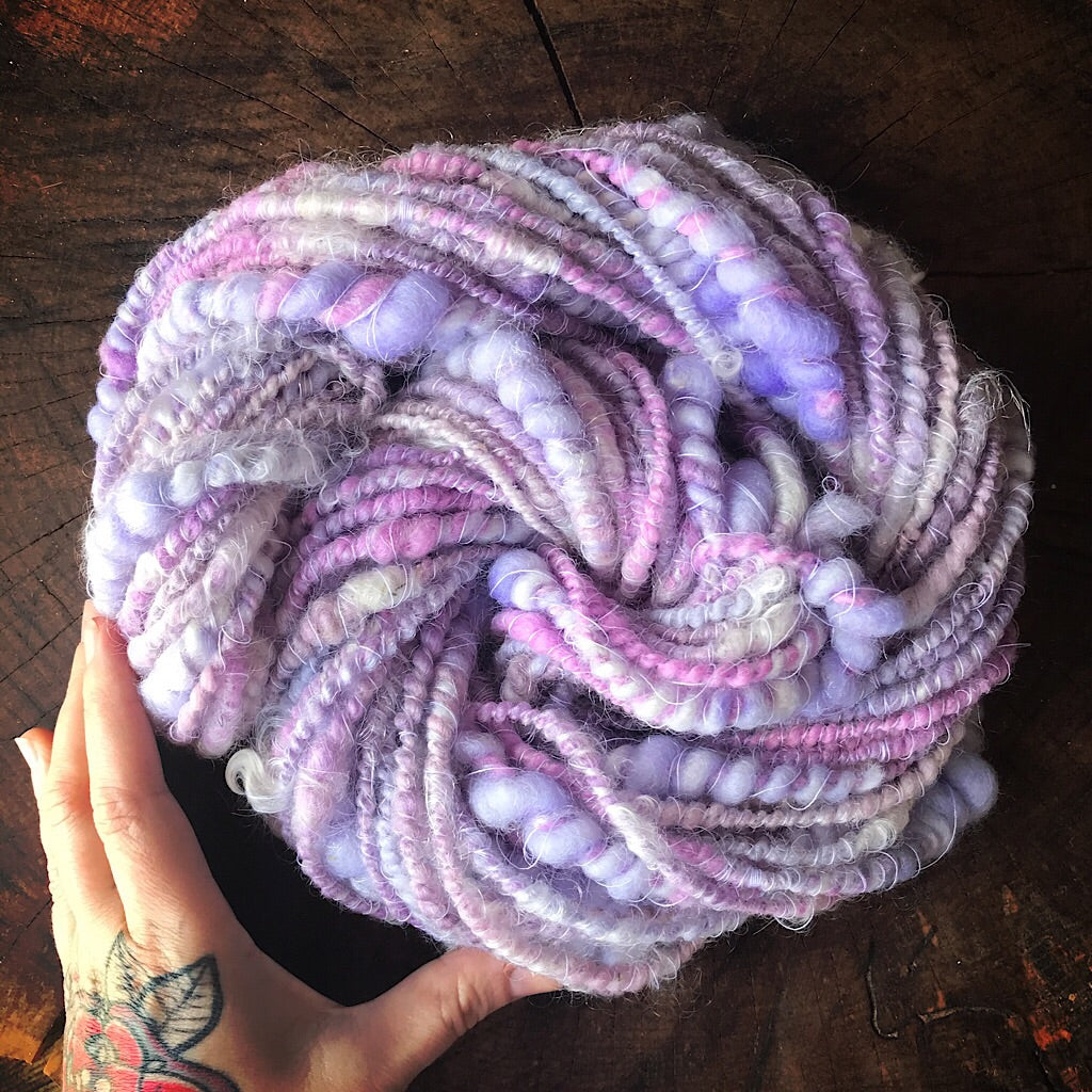 Lilac- Art yarn