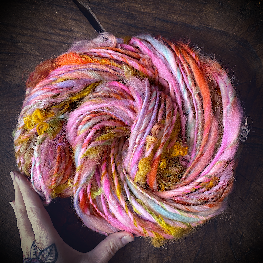 Mangue glacée art yarn