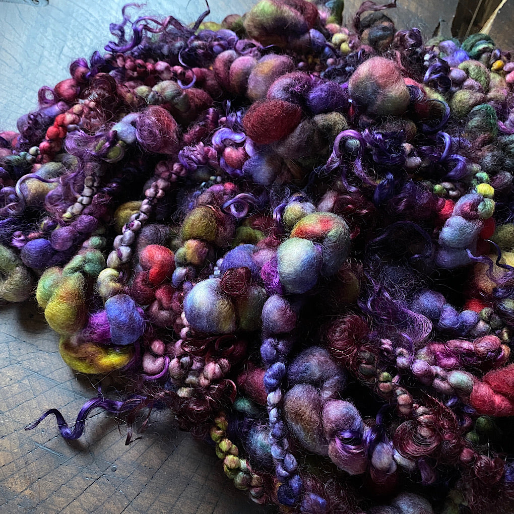 Nocturne Jumbo boucle art yarn with locks