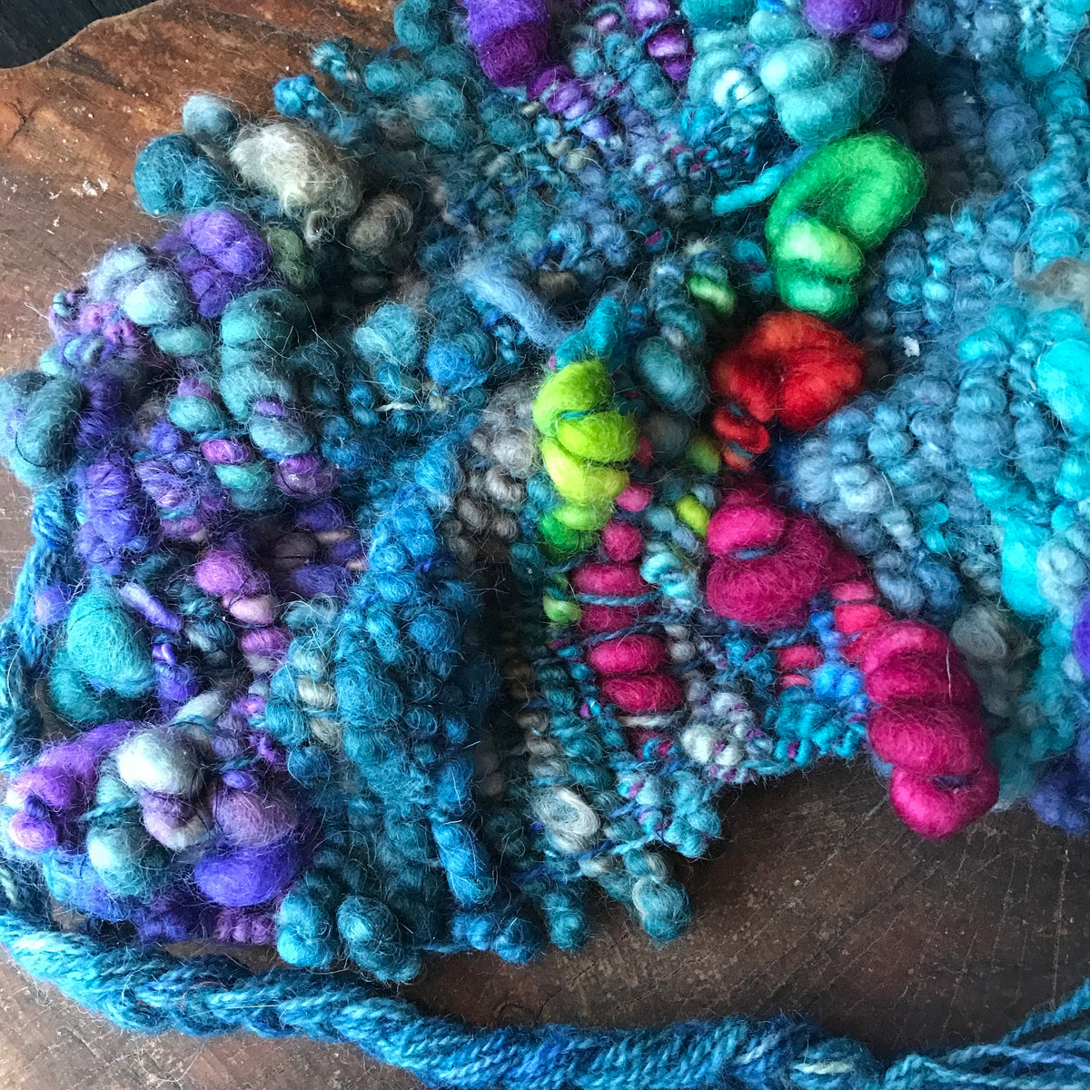 Blue cowl Col bleu - Mynoush