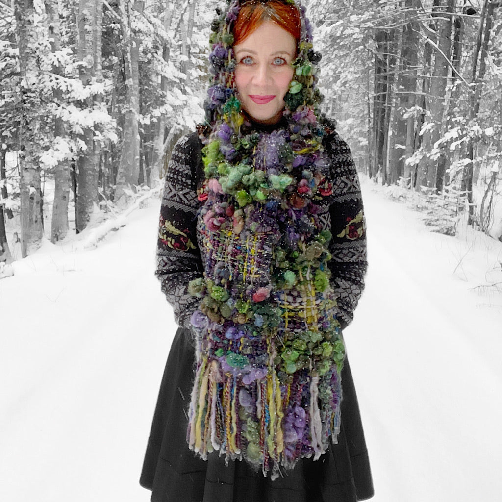 Absinthe - woven scarf