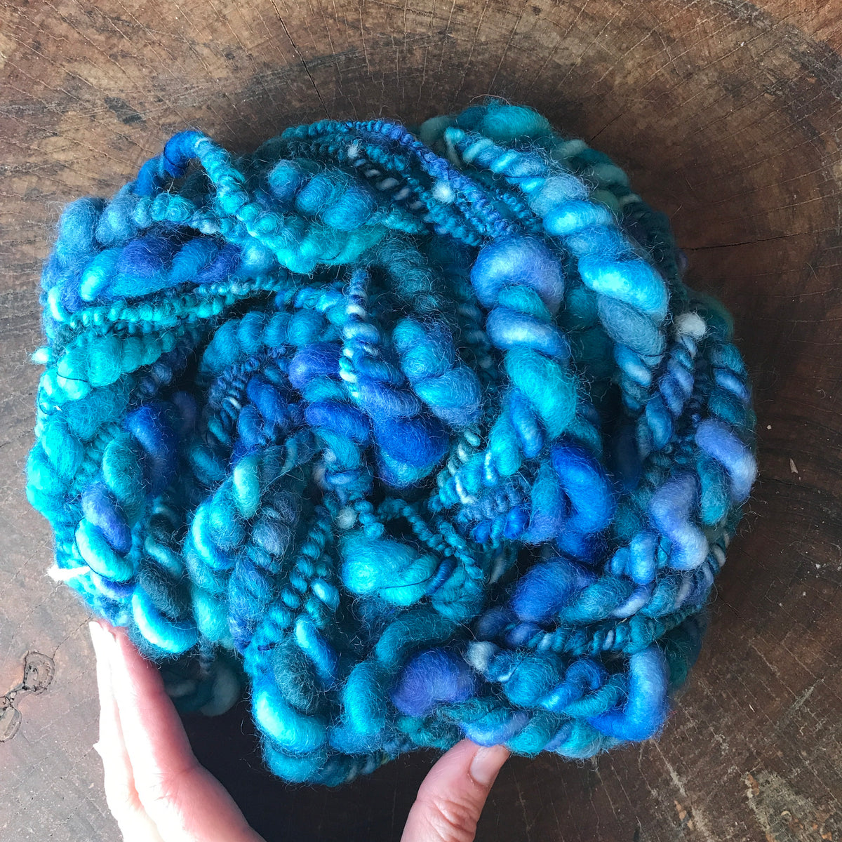 Blue  art yarn 100g - Mynoush